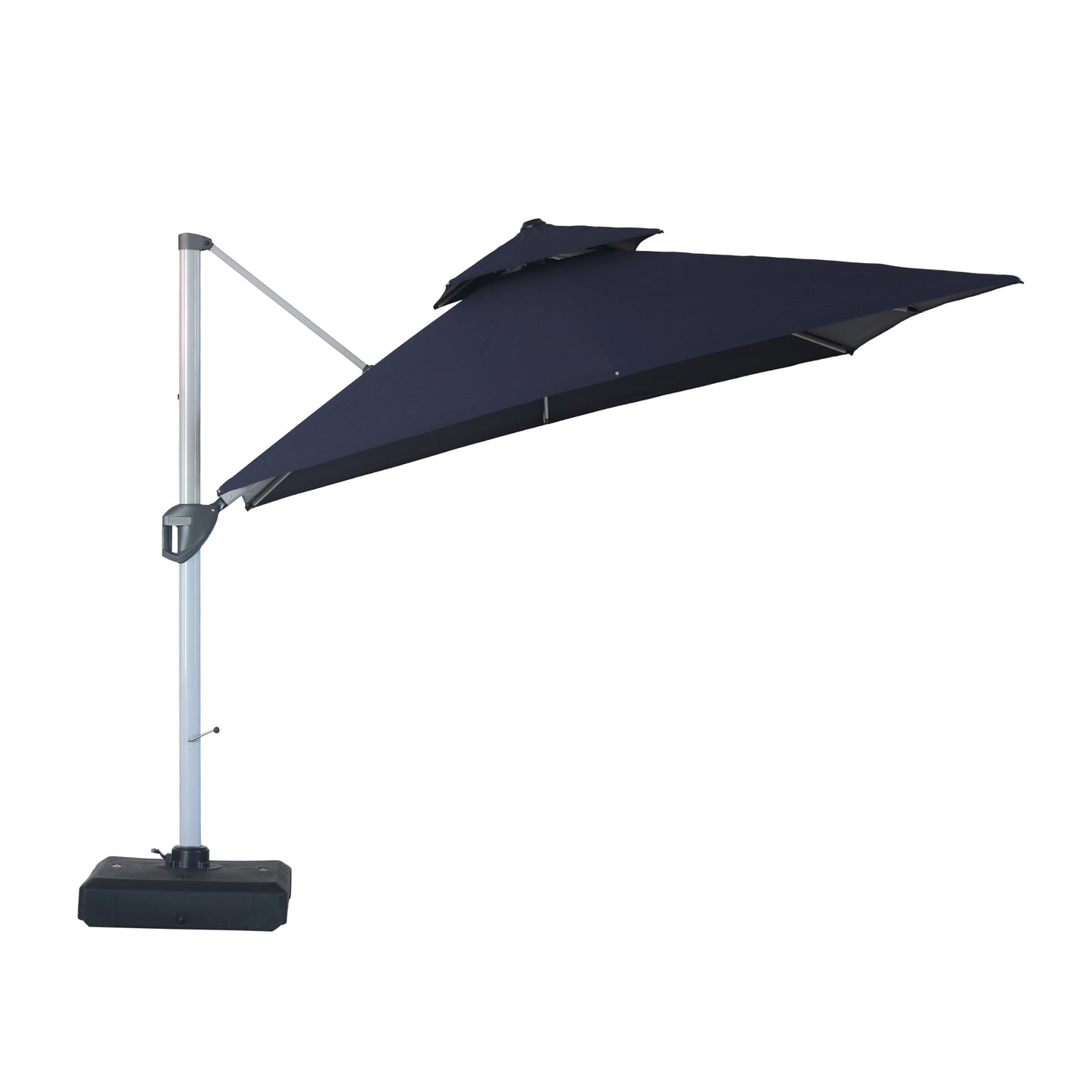 MONDAWE 10 ft Cantilever Patio Umbrella and Base Included