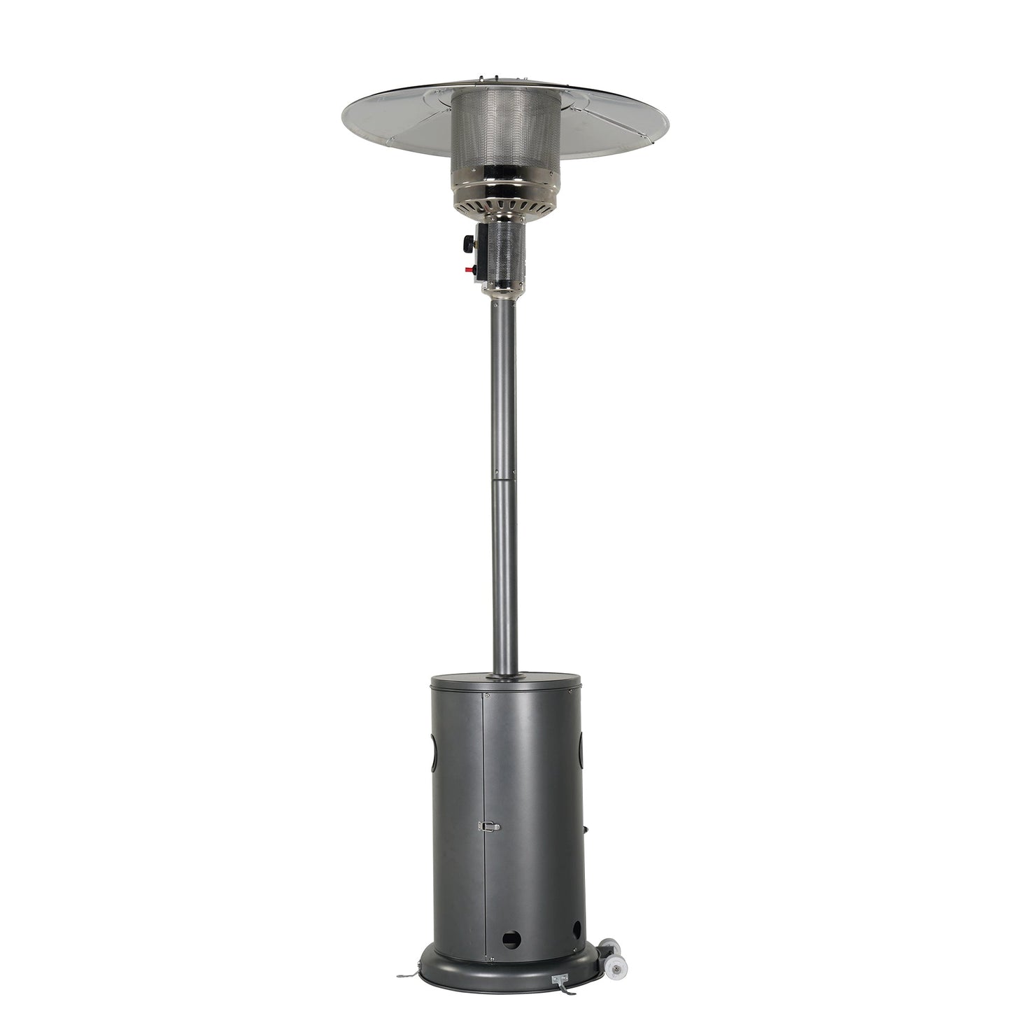 MONDAWE Floorstanding Liquid Propane Patio Heater With Oxford Cloth Rain Cover