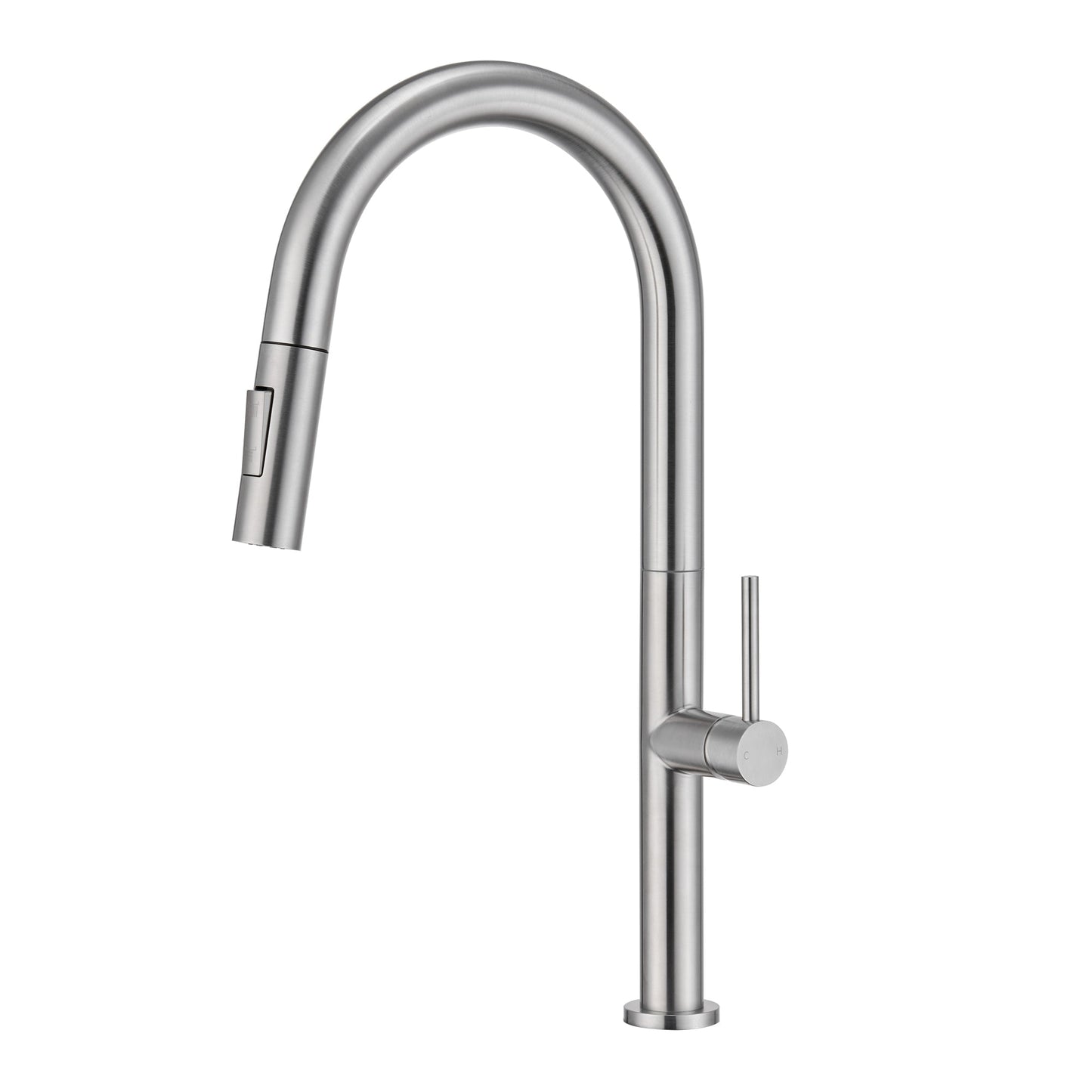 MONDAWE Modern Kitchen Faucets with Pull Out Sprayer,Two Function Spray Kitchen Sink Faucet with Single Hole Deck Mount