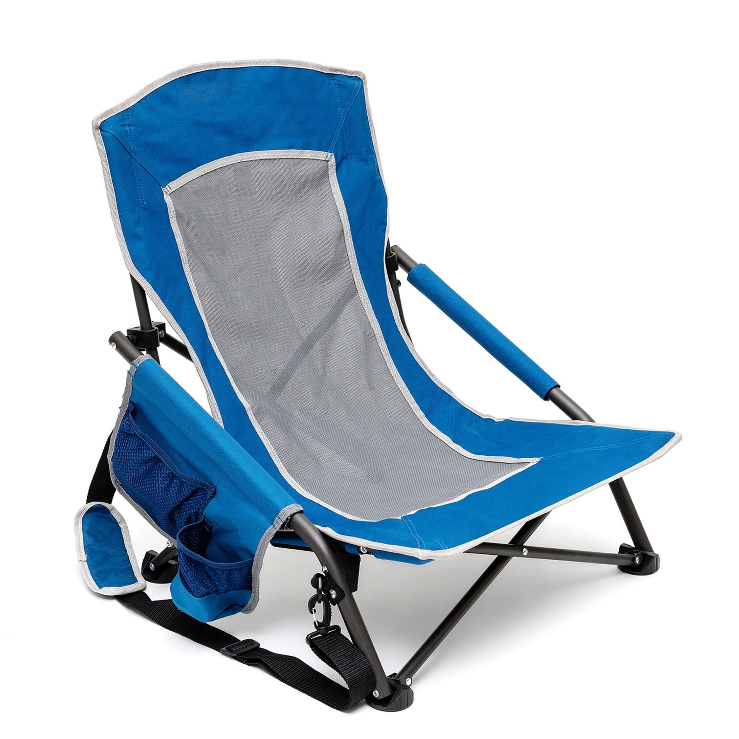 MONDAWE Portable Folding Single Camping Chairs with Carry Bag & Cup Holder