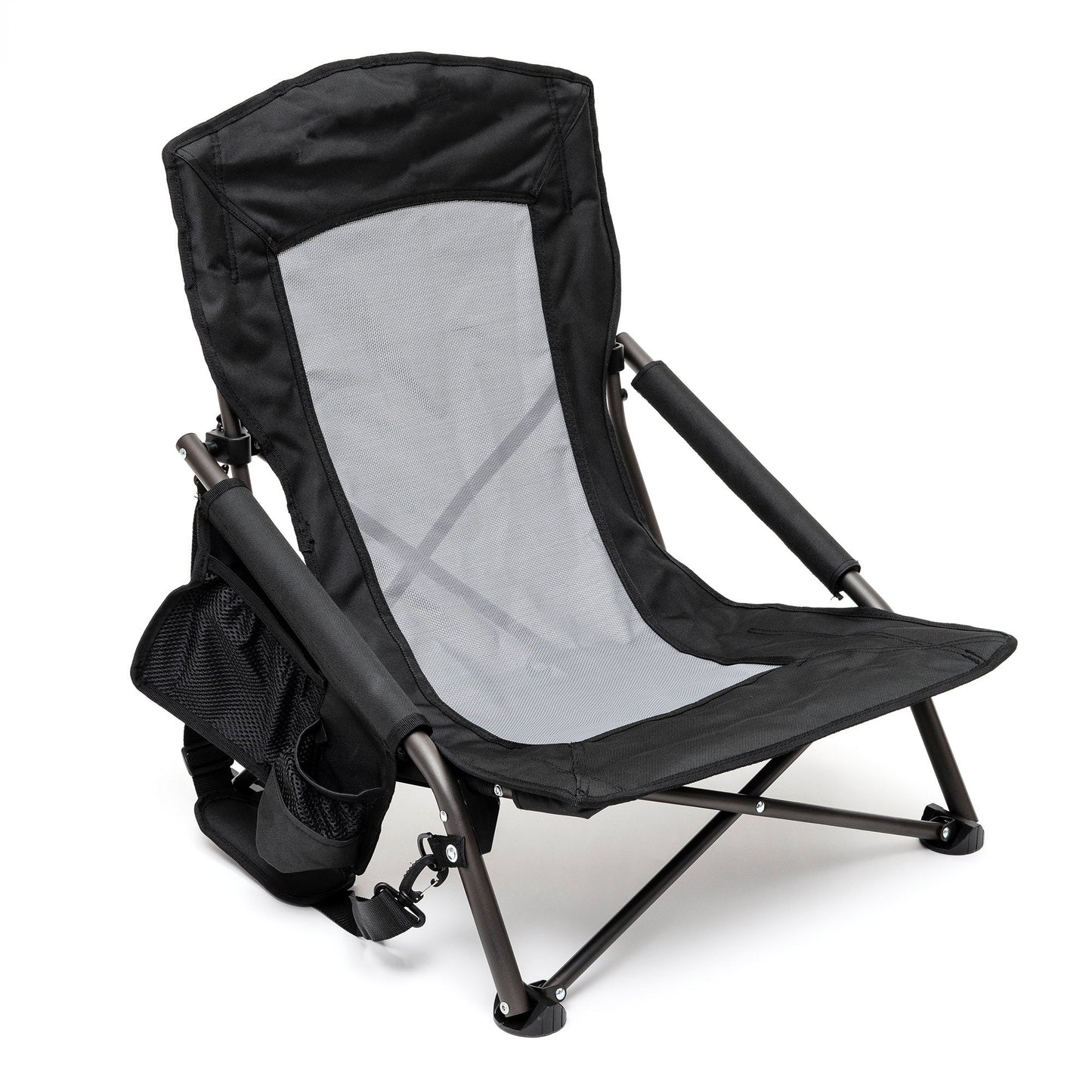 MONDAWE Portable Folding Single Camping Chairs with Carry Bag & Cup Holder