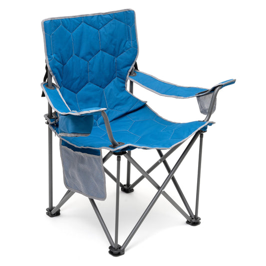 MONDAWE Outdoor Chair Oversized Folding Camping Chair with Cup Holder and Storage