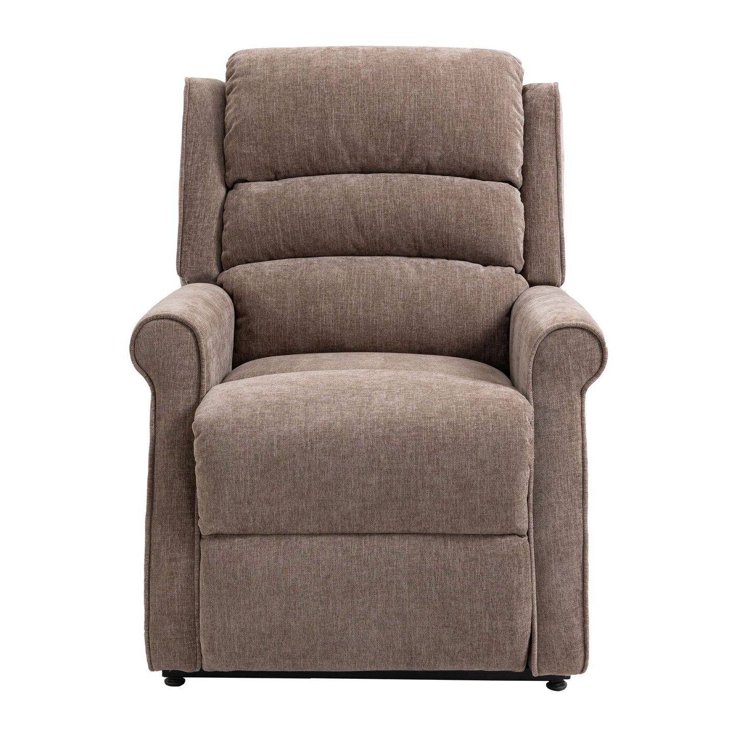 MONDAWE Chenille Fabric Power Lift Recliner Chair for Elderly with 8-Point Massage and Remote Control