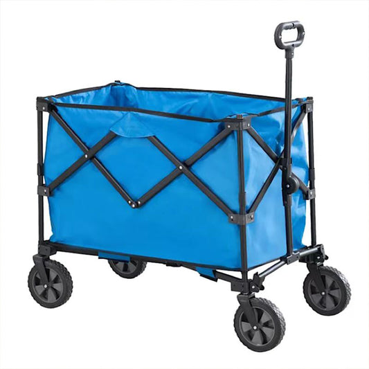 MONDAWE 110lb Capacity Collapsible Steel Frame Outdoor Utility Wagon Cart