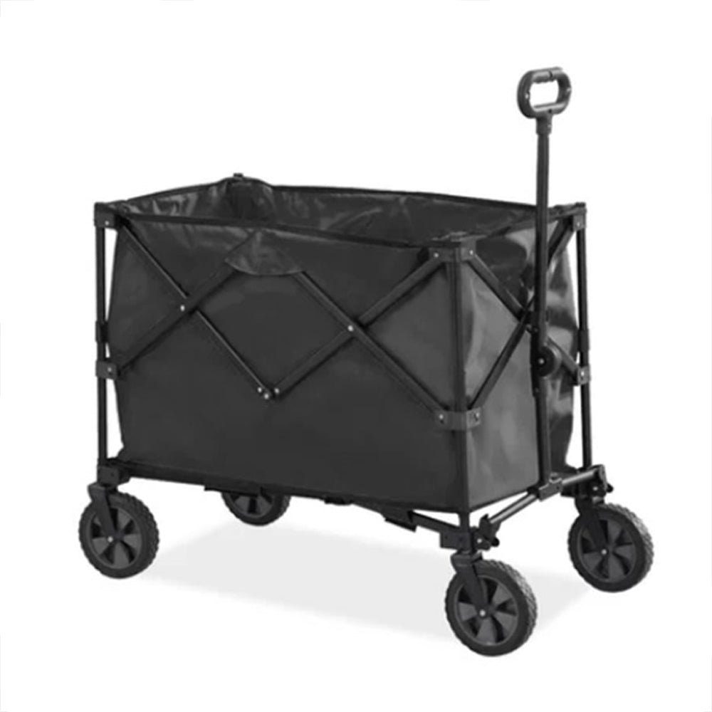 MONDAWE 110lb Capacity Collapsible Steel Frame Outdoor Utility Wagon Cart