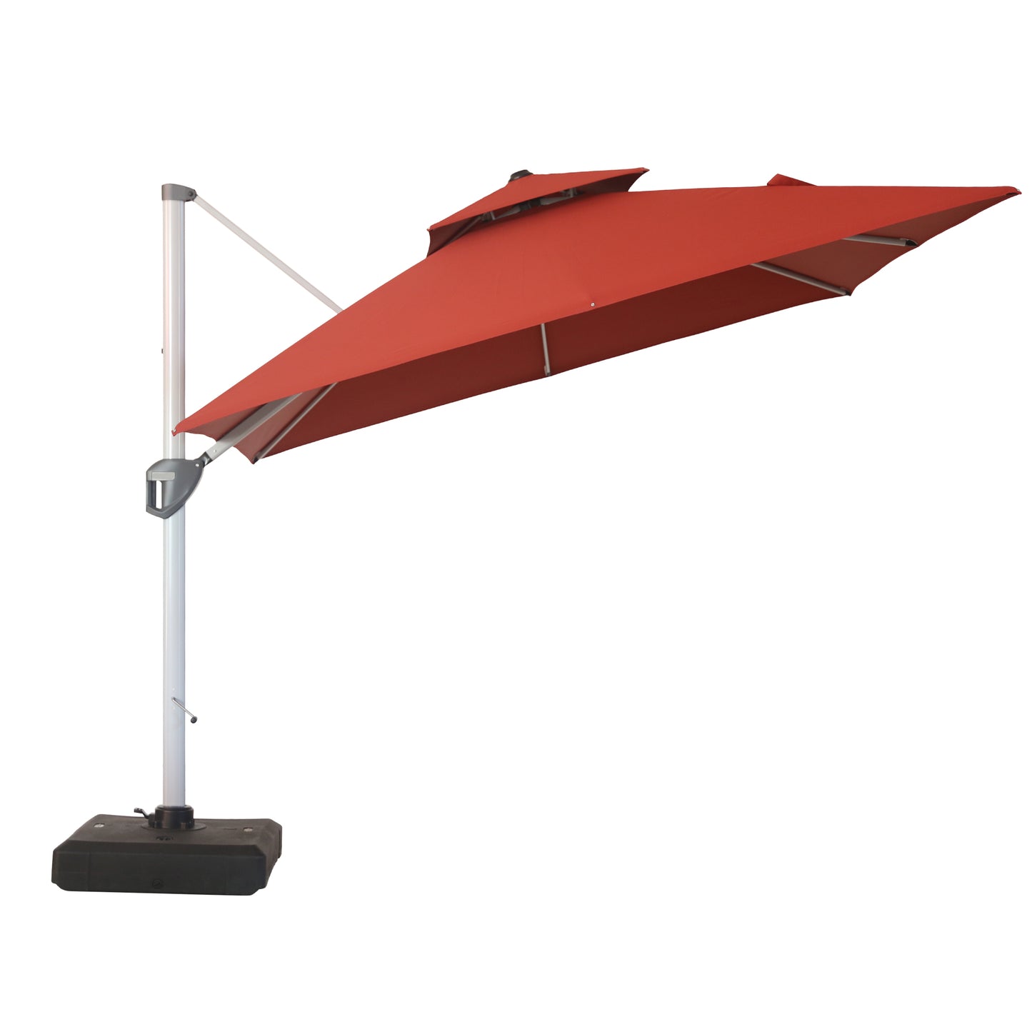 MONDAWE 10 ft Cantilever Patio Umbrella and Base Included