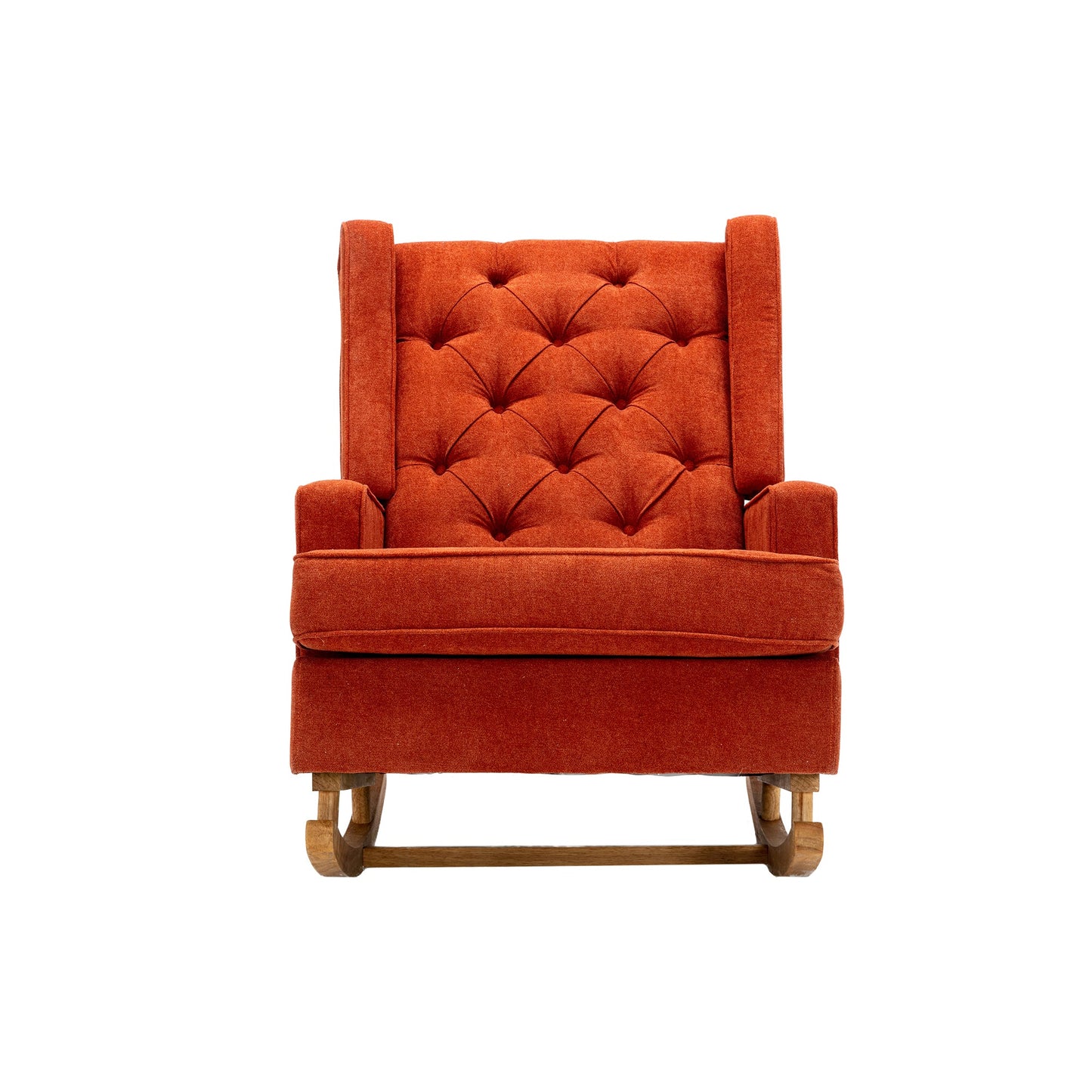 Mondawe Orange Living room Comfortable rocking chair accent chair