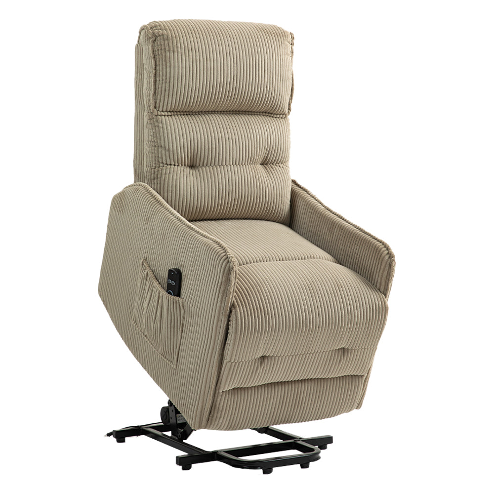 Mondawe Electric Recliner Chairs, Side Pocket Power Chaises Pocket Springs Seat Cushion