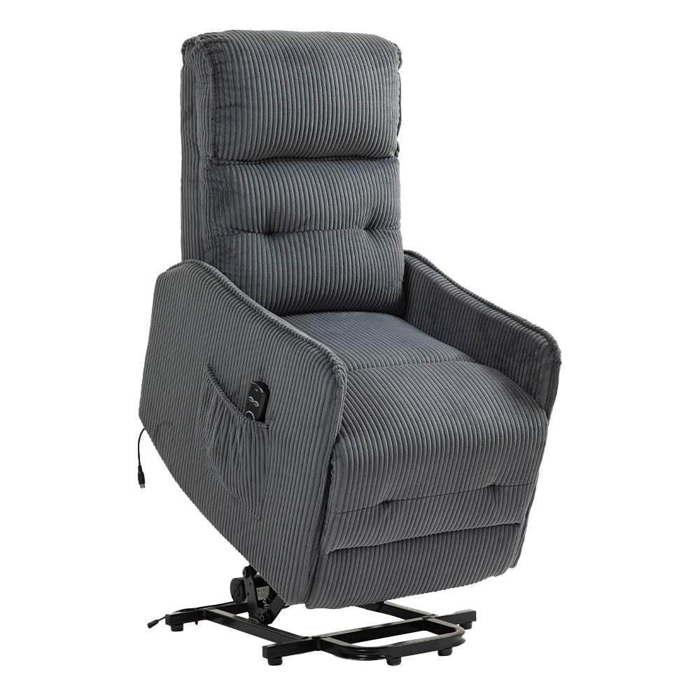 Mondawe Electric Recliner Chairs, Side Pocket Power Chaises Pocket Springs Seat Cushion