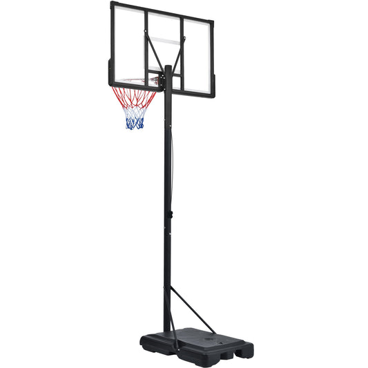 Mondawe Portable Basketball Hoop Basketball System 4.76-10ft Height Adjustable