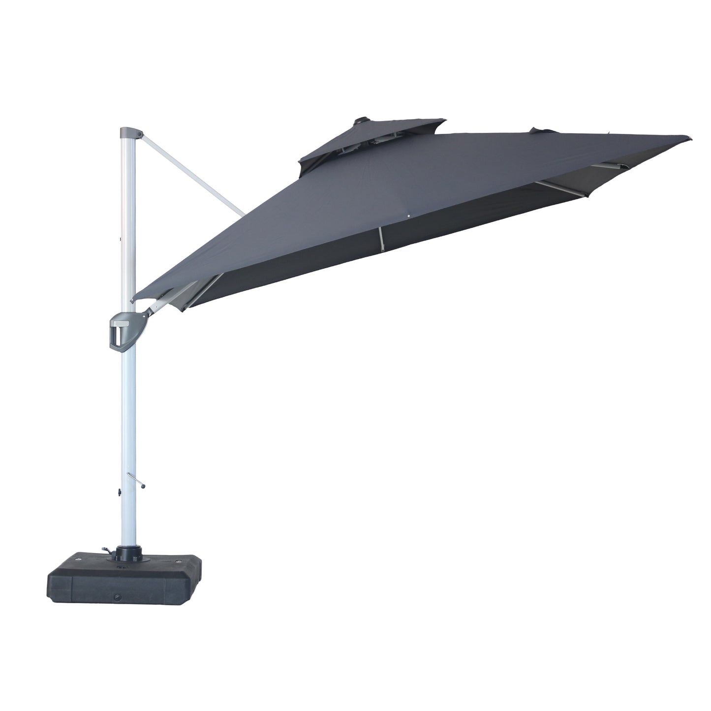 MONDAWE 10 ft Cantilever Patio Umbrella and Base Included